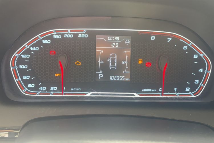 Used Chery Tiggo 3X 2017 1.5L Automatic Fashion Edition Odometer Close Up