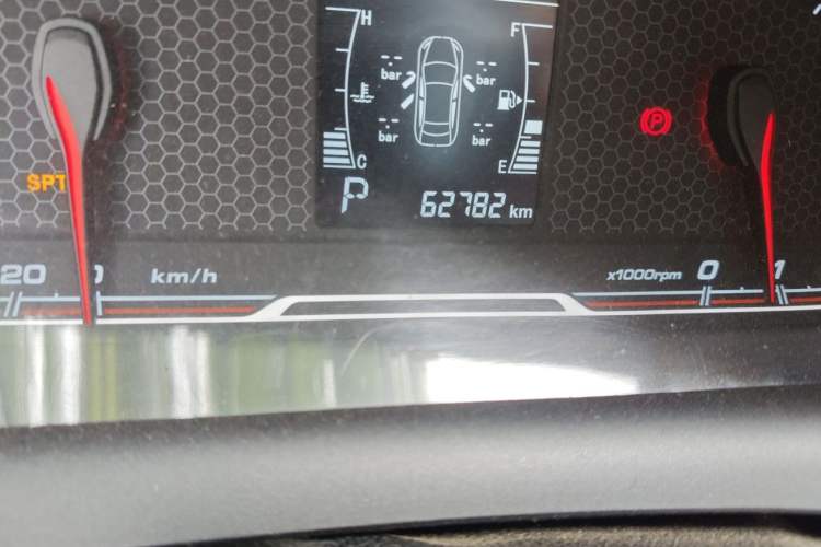 Used Chery Tiggo 3X 2017 1.5L Automatic Luxury Edition Odometer Close Up