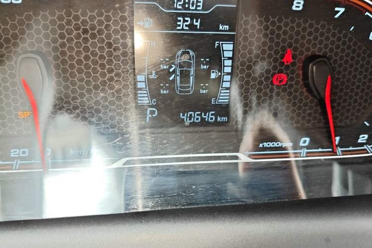 Used Chery Tiggo 3X 2018 1.5L Automatic Elite Edition Odometer Close Up