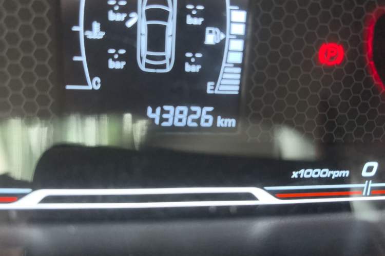 Used Chery Tiggo 3X 2018 1.5L Manual Elite Edition Odometer Close Up