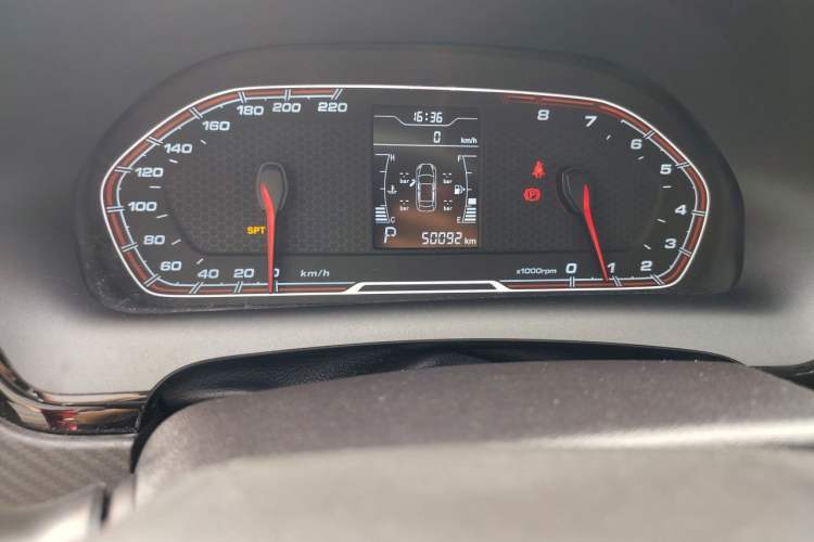 Used Chery Tiggo 3X 2018 1.5L Automatic Elite Edition Odometer Close Up