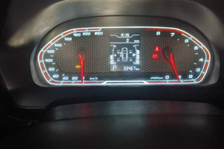 Used Chery Tiggo 3X 2018 1.5L Automatic Elite Edition Odometer Close Up