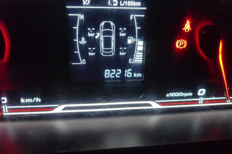 Used Chery Tiggo 3X 2018 1.5L Manual Elite Edition Odometer Close Up