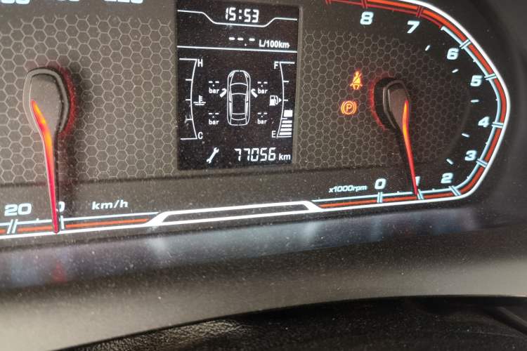 Used Chery Tiggo 3X 2018 1.5L Manual Elite Edition Odometer Close Up