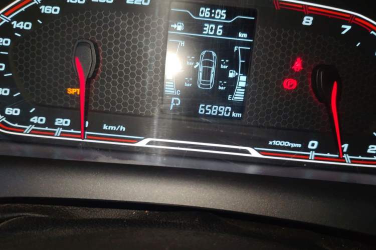 Used Chery Tiggo 3X 2018 1.5L Automatic Elite Edition Odometer Close Up