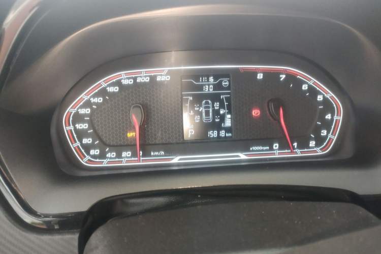 Used Chery Tiggo 3X 2018 1.5L Automatic Elite Edition Odometer Close Up