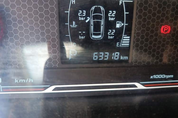 Used Chery Tiggo 3X 2018 1.5L Automatic Elite Edition Odometer Close Up