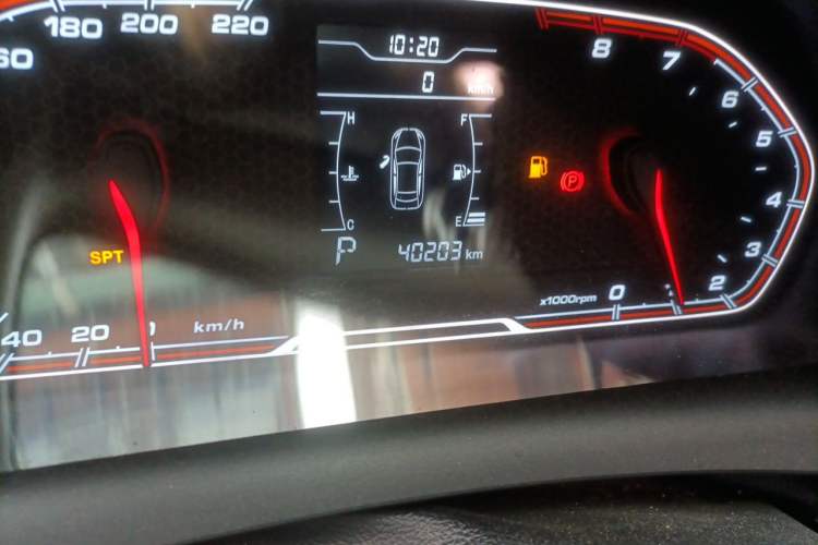 Used Chery Tiggo 3X 2018 1.5L Automatic Comfort Edition Odometer Close Up