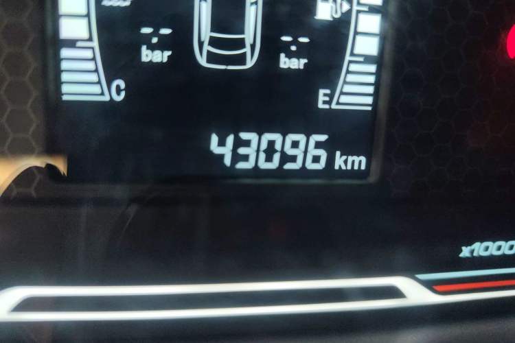 Used Chery Tiggo 3X 2018 1.5L Manual Elite Edition Odometer Close Up