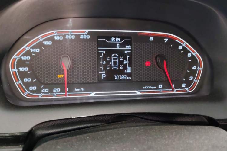 Used Chery Tiggo 3X 2018 1.5L Automatic Elite Edition Odometer Close Up