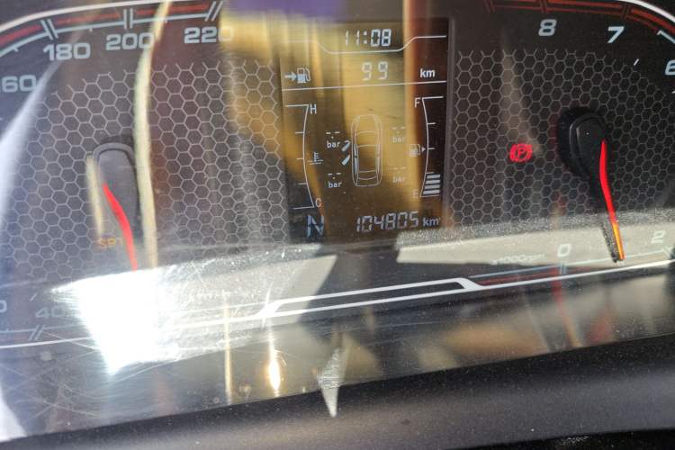 Used Chery Tiggo 3X 2018 1.5L Automatic Luxury Edition Odometer Close Up