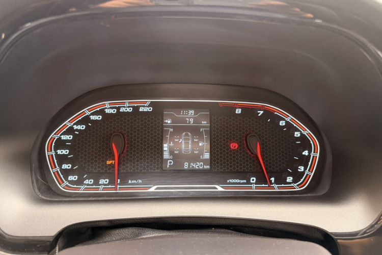 Used Chery Tiggo 3X 2018 1.5L Automatic Elite Edition Odometer Close Up