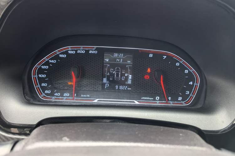 Used Chery Tiggo 3X 2018 1.5L Automatic Elite Edition Odometer Close Up