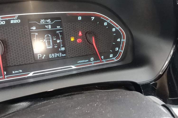 Used Chery Tiggo 3X 2018 1.5L Automatic Luxury Edition Odometer Close Up