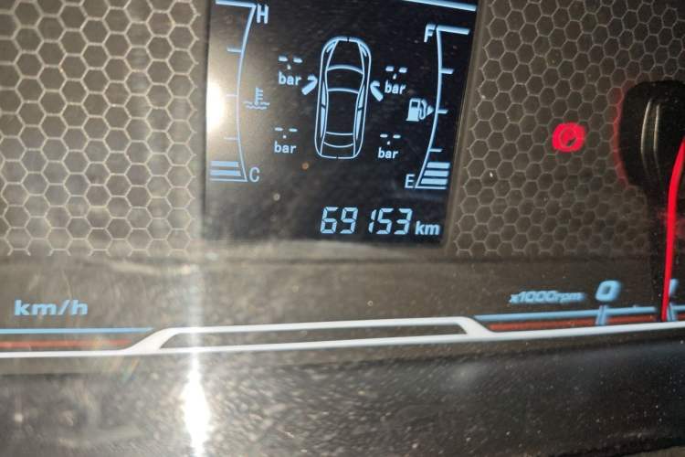 Used Chery Tiggo 3X 2018 1.5L Manual Elite Edition Odometer Close Up
