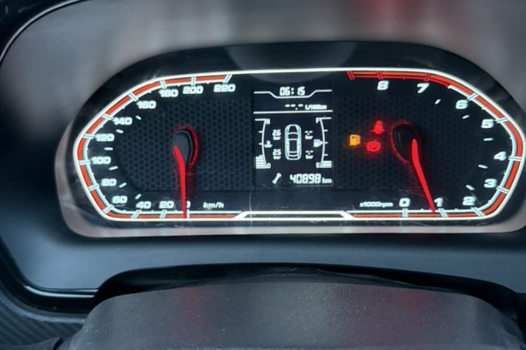 Used Chery Tiggo 3X 2018 1.5L Manual Elite Edition Odometer Close Up