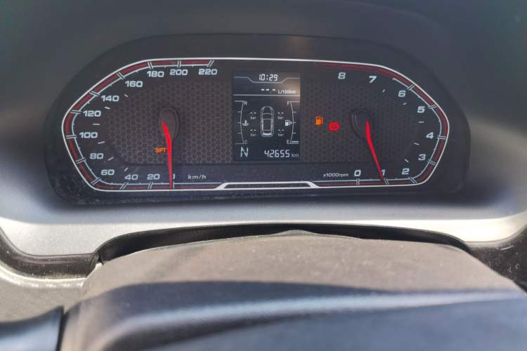 Used Chery Tiggo 3X 2018 1.5L Automatic Elite Edition Odometer Close Up