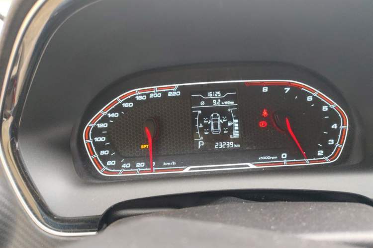 Used Chery Tiggo 3X 2018 1.5L Automatic Elite Edition Odometer Close Up