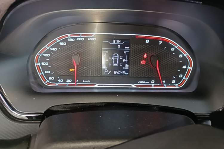 Used Chery Tiggo 3X 2018 1.5L Automatic Elite Edition Odometer Close Up