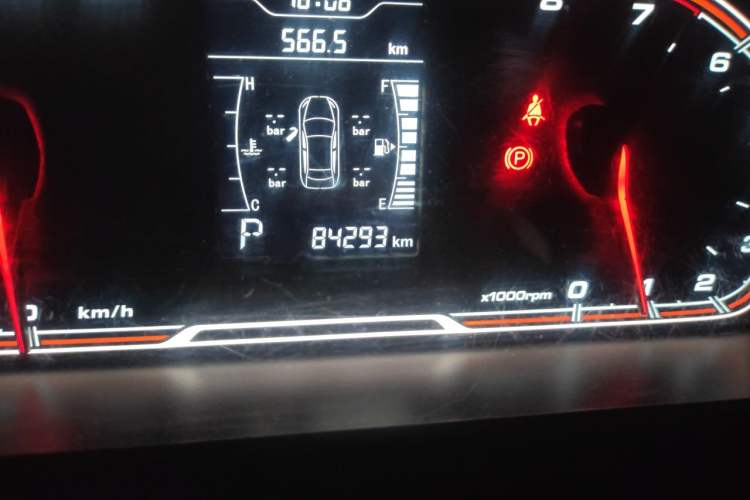 Used Chery Tiggo 3X  Odometer Close Up