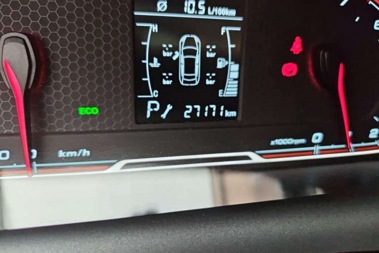 Used Chery Tiggo 3X 2018 1.5L Automatic Luxury Edition Odometer Close Up
