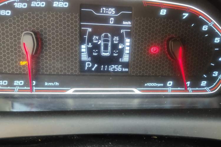 Used Chery Tiggo 3X 2018 1.5L Automatic Elite Edition Odometer Close Up