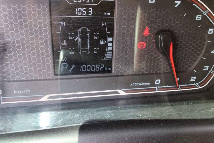 Used Chery Tiggo 3X 2018 1.5L Automatic Elite Edition Odometer Close Up