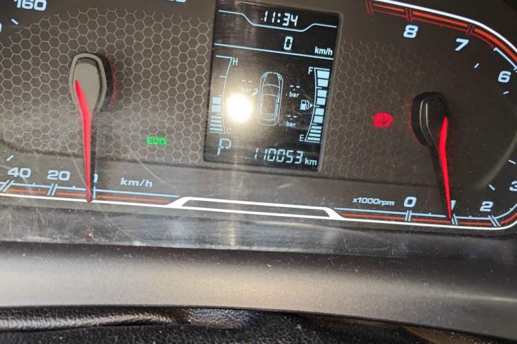Used Chery Tiggo 3X 2020 Quality Edition 1.5L CVT Luxury Version Odometer Close Up