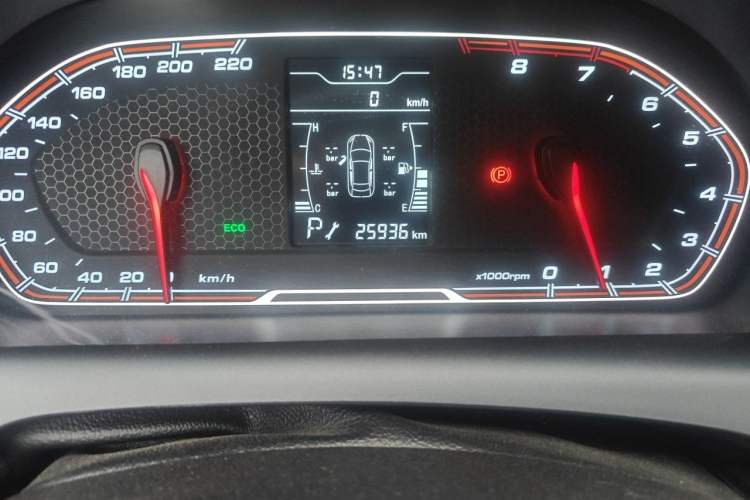 Used Chery Tiggo 3X 2020 Quality Edition 1.5L CVT Luxury Version Odometer Close Up