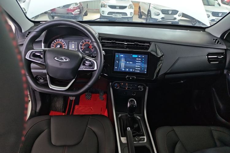 Used Chery Tiggo 3X 2021 Revised Version PLUS 1.5L Manual – Passionate Red Date Edition Center Console