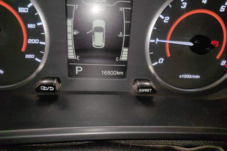 Used Chery Tiggo 3X 2021 PLUS 1.5L CVT "Painkai Red Date" Edition II Odometer Close Up