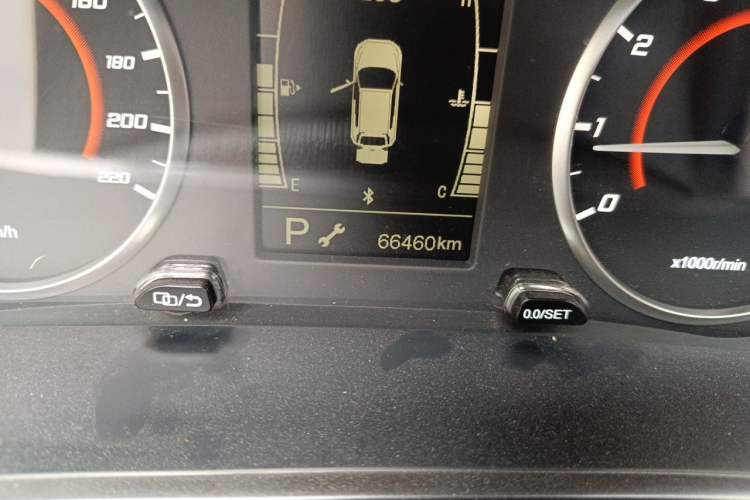 Used Chery Tiggo 3X 2021 Revised Diamond Edition 1.5L CVT 3-Carat Type I Odometer Close Up