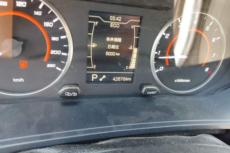 Used Chery Tiggo 3X 2022 Diamond Edition 1.5L CVT Elite Version Odometer Close Up