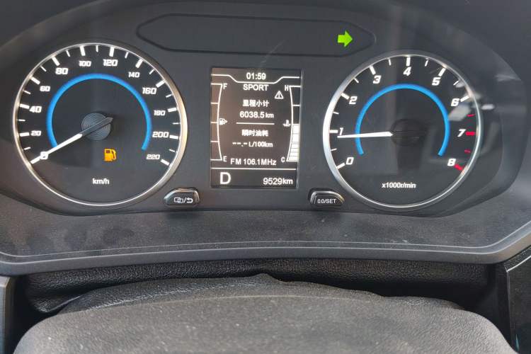 Used Chery Tiggo 3X 2024 1.5L CVT Excellence Edition Odometer Close Up