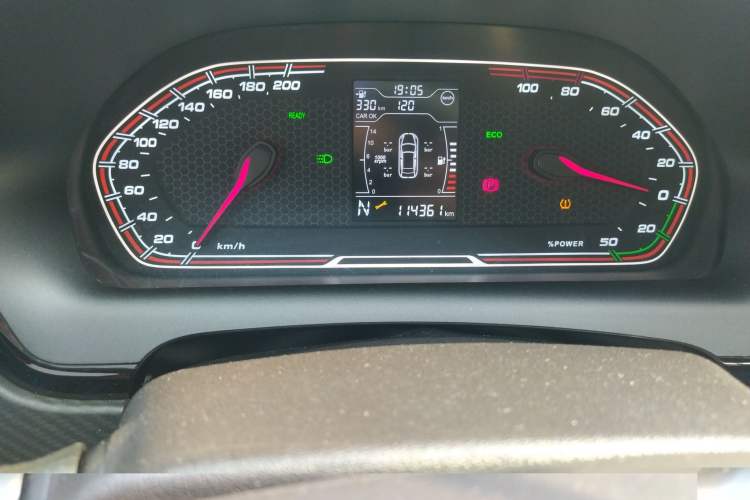 Used Chery Tiggo 3xe 2018 480 Comfort Edition Odometer Close Up
