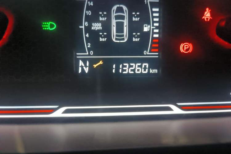 Used Chery Tiggo 3xe 2018 480 Comfort Edition Odometer Close Up