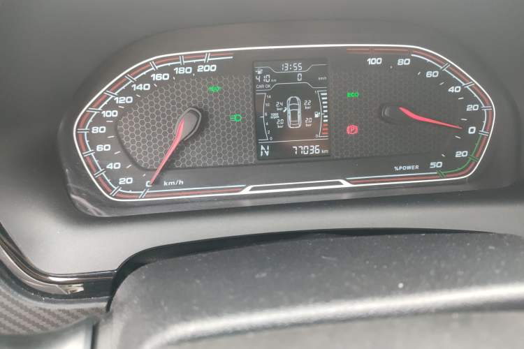 Used Chery Tiggo 3xe 2018 480 Comfort Edition Odometer Close Up