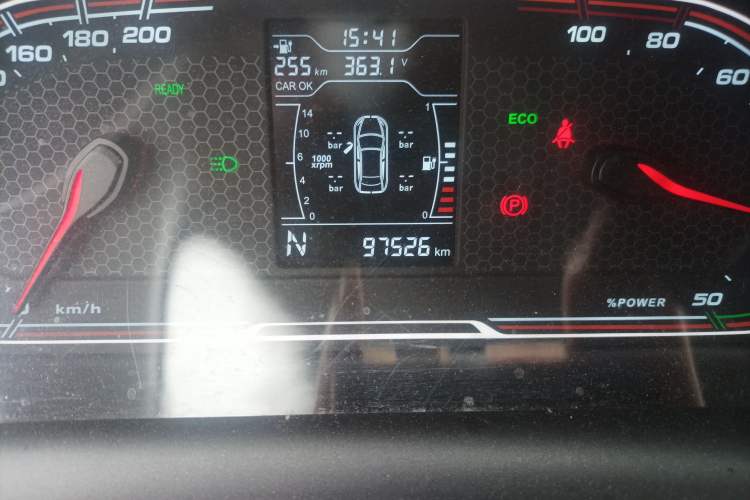 Used Chery Tiggo 3xe 2018 400 Comfort Edition Odometer Close Up
