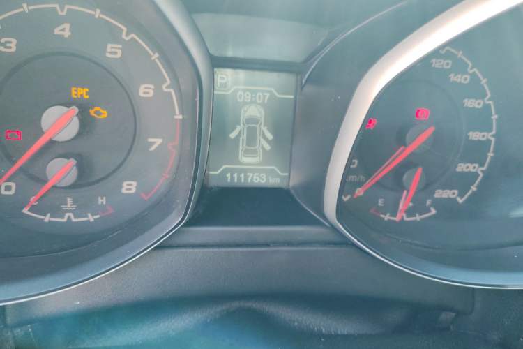 Used Chery Tiggo 5 2014 2.0L CVT Joyful Edition Odometer Close Up
