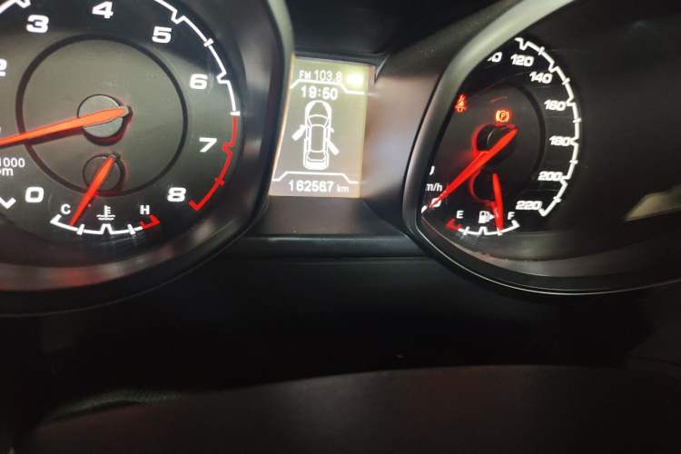 Used Chery Tiggo 5 2014 2.0L Manual Jia Yue Edition Odometer Close Up