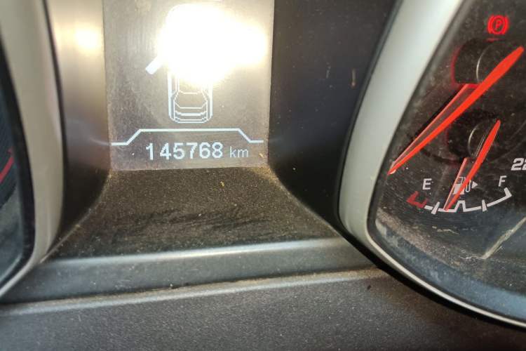 Used Chery Tiggo 5 2014 2.0L Manual Jia Yue Edition Odometer Close Up