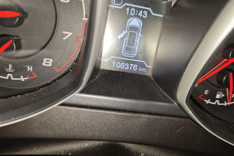 Used Chery Tiggo 5 2014 2.0L CVT Joyful Edition Odometer Close Up