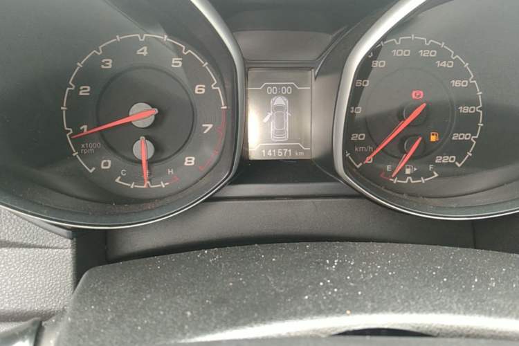 Used Chery Tiggo 5 2014 2.0L Manual Jia Yue Edition Odometer Close Up