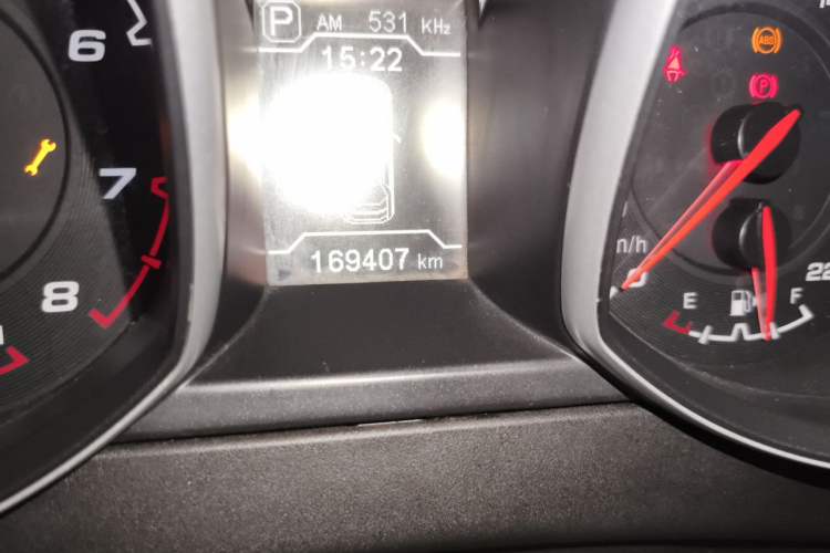Used Chery Tiggo 5 2014 2.0L CVT Joyful Edition Odometer Close Up