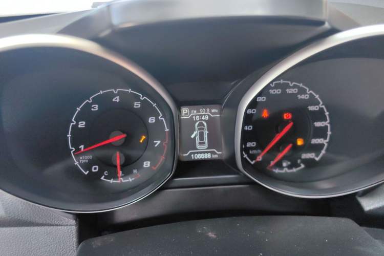Used Chery Tiggo 5 2014 2.0L CVT Joyful Edition Odometer Close Up