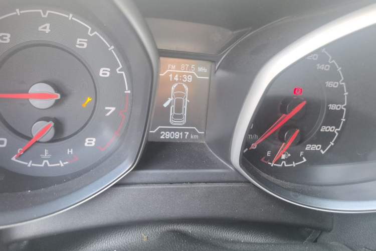 Used Chery Tiggo 5 2014 2.0L Manual Jia Yue Edition Odometer Close Up