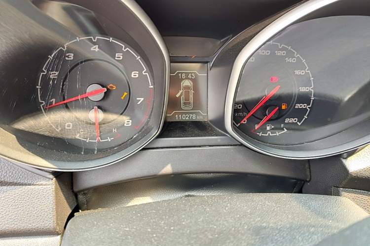 Used Chery Tiggo 5 2014 2.0L Manual Jia Yue Edition Odometer Close Up