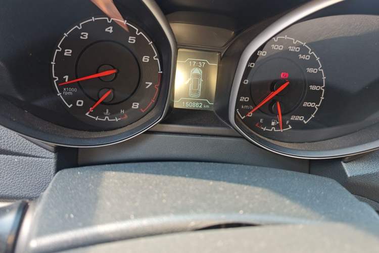 Used Chery Tiggo 5 2014 2.0L Manual Jia Yue Edition Odometer Close Up