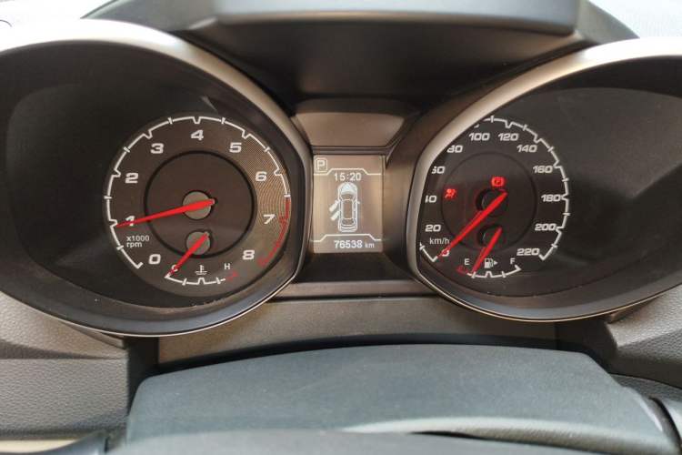 Used Chery Tiggo 5 2014 2.0L CVT Joyful Edition Odometer Close Up