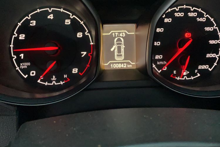 Used Chery Tiggo 5 2014 2.0L Manual Jia Yue Edition Odometer Close Up